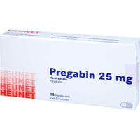 Pregabin 25 mg Hartkapseln Heunet, 14 Stk., Heunet Pharma GmbH