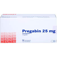 Pregabin 25 mg Hartkapseln Heunet, 56 Stk., Heunet Pharma GmbH