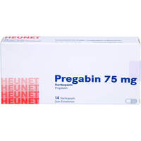 Pregabin 75 mg Hartkapseln Heunet, 14 Stk., Heunet Pharma GmbH