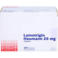 Lamotrigin Heumann 25 mg Tabletten Heunet, 200 st, Heunet Pharma GmbH