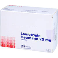 Lamotrigin Heumann 25 mg Tabletten Heunet, 200 st, Heunet Pharma GmbH