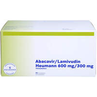 Abacavir/Lamivudin Heumann 600 mg/300 mg FTA, 90 st, Heumann Pharma GmbH & Co. Generica KG