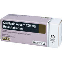 Quetiapin Accord 200 mg Retardtabletten, 50 st, Accord Healthcare GmbH