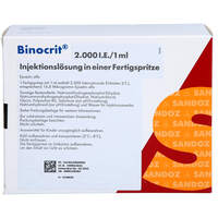 Binocrit 2.000 I.E./1 ml Inj.-Lsg.i.e.Fertigspr., 6x1 ml, Emra-Med Arzneimittel GmbH
