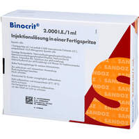 Binocrit 2.000 I.E./1 ml Inj.-Lsg.i.e.Fertigspr., 6x1 ml, Emra-Med Arzneimittel GmbH