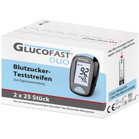 Glucofast Duo Blutzucker-Teststreifen, 2x25 st, Cardimac GmbH