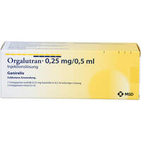 Orgalutran 0.25 mg/0.5 ml Inj.-Lsg.i.e. Fertigspr., 1x5 st, Docpharm GmbH