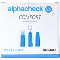 ALPHACHECK comfort Sicherheitslanzett.28 G 1.6 mm, 100 st, 1001 Artikel Medical GmbH