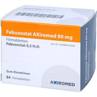 Febuxostat AXiromed 80 mg Filmtabletten, 84 st, Medical Valley Invest AB