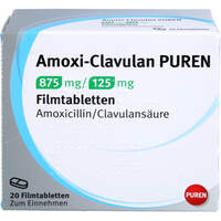 Amoxi-Clavulan PUREN 875 mg/125 mg Filmtabletten, 20 Stk., PUREN Pharma GmbH & Co. KG