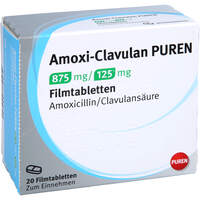 Amoxi-Clavulan PUREN 875 mg/125 mg Filmtabletten, 20 Stk., PUREN Pharma GmbH & Co. KG