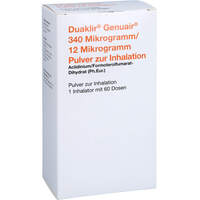 DUAKLIR Genuair 340 ug/12 ug Plv.z.Inhalation 60ED, 1 st, 2care4 Aps