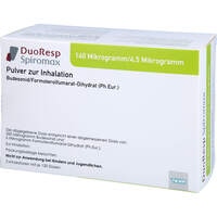 DUORESP Spiromax 160 ug/4.5 ug Pulv.z.Inh. 3x120ED, 3 st, Pb Pharma GmbH