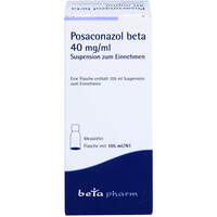 Posaconazol beta 40 mg/ml Suspension zum Einnehmen, 105 ml, betapharm Arzneimittel GmbH