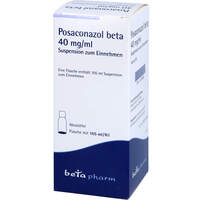 Posaconazol beta 40 mg/ml Suspension zum Einnehmen, 105 ml, betapharm Arzneimittel GmbH