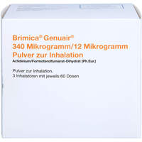 Brimica Genuair 340 ug/12 ug Plv.z.Inhalation 60ED, 3 st, 2care4 Aps