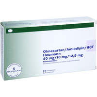 Olmesartan/Amlodipin/HCT Heumann 40/10/12.5mg FTA, 56 st, Heumann Pharma GmbH & Co. Generica KG