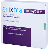 Arixtra 10 mg/0.8 ml Inj.-Lsg. Fertigspritze, 10x0.8 ml, Eurimpharm Arzneimittel GmbH
