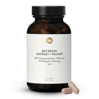 BIO REISHI Extrakt+Pulver Kapseln, 90 st, Sunday Natural Products GmbH