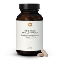 BIO SHIITAKE Extrakt+Pulver Kapseln, 90 st, Sunday Natural Products GmbH