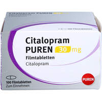 Citalopram PUREN 30 mg Filmtabletten, 100 Stk., PUREN Pharma GmbH & Co. KG