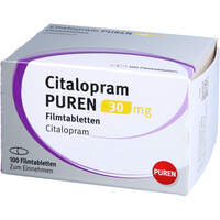 Citalopram PUREN 30 mg Filmtabletten, 100 Stk., PUREN Pharma GmbH & Co. KG