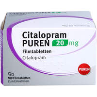 Citalopram PUREN 20 mg Filmtabletten, 100 st, PUREN Pharma GmbH & Co. KG