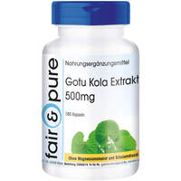 Gotu Kola Extrakt 500mg, 180 st, Somatem GmbH