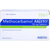 Methocarbamol Aristo 750 mg Tabletten, 20 Stk., Aristo Pharma GmbH