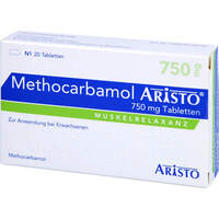Methocarbamol Aristo 750 mg Tabletten, 20 Stk., Aristo Pharma GmbH