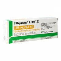 HEPAXANE 4.000 I.E. 40 mg/0.4 ml Inj.-Lsg.F-Spr., 2 Stk., ITF Pharma GmbH