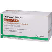 HEPAXANE 8.000 I.E. 80 mg/0.8 ml Inj.-Lsg.F-Spr., 50 Stk., ITF Pharma GmbH