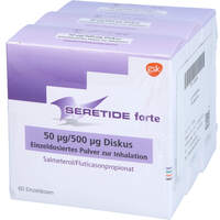 Seretide forte 50 ug/500 ug Diskus Einzeldos.Inh-P, 3x60 Stk., Eurimpharm Arzneimittel GmbH