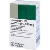 Duovent N Dosier-Aerosol 20ug/50ug Druckgasinhal, 10 ml, Bb Farma S.R.L.