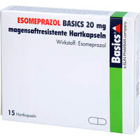 ESOMEPRAZOL BASICS 20 mg magensaftr. Hartkapseln, 15 Stk., Basics GmbH