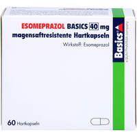 ESOMEPRAZOL BASICS 40 mg magensaftr. Hartkapseln, 60 st, Basics GmbH