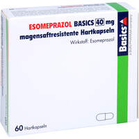 ESOMEPRAZOL BASICS 40 mg magensaftr. Hartkapseln, 60 st, Basics GmbH