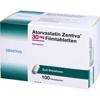 Atorvastatin Zentiva 30mg Filmtabletten, 100 st, Zentiva Pharma GmbH
