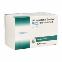 Atorvastatin Zentiva 80mg Filmtabletten, 100 st, Zentiva Pharma GmbH