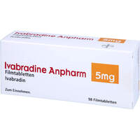 IVABRADINE Anpharm 5 mg Filmtabletten, 98 st, Orifarm GmbH