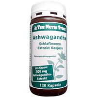 Ashwagandha 500 mg Extrakt, 120 st, Hirundo Products
