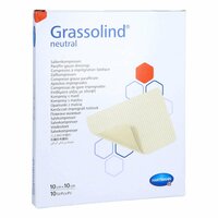 GRASSOLIND Salbenkompressen 10x10 cm steril, 10 st, Avitamed GmbH