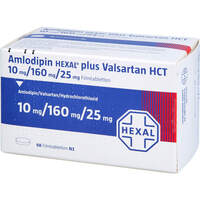 Amlodipin HEXAL plus Valsartan HCT 10mg/160mg/25mg, 98 st, HEXAL AG