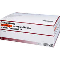 Crusia 6.000 IE 60mg/0.6ml ILO F.Sp.+Sich-Sys., 24 st, ratiopharm GmbH