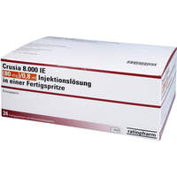 Crusia 8.000 IE 80mg/0.8ml ILO F.Sp.+Sich-Sys., 24 Stk., ratiopharm GmbH