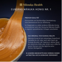 Manuka Health MGO 400+ Manuka Honig, 500 g, Hager Pharma GmbH
