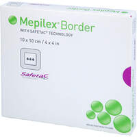 MEPILEX Border Schaumverband 10x10 cm, 5 st, Docpharm GmbH