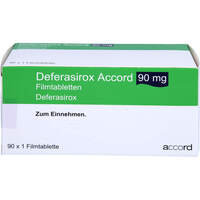 Deferasirox Accord 90 mg Filmtabletten, 90 st, Accord Healthcare GmbH