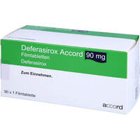 Deferasirox Accord 90 mg Filmtabletten, 90 st, Accord Healthcare GmbH