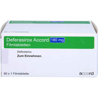 Deferasirox Accord 180 mg Filmtabletten, 90 st, Accord Healthcare GmbH
